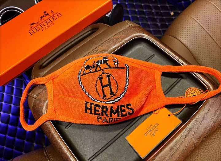 ファション hermes burberry fendi マスク ;